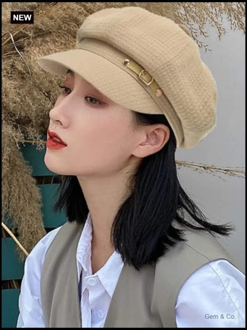 Women Classic Newsboy Cap Cotton Beret Hat